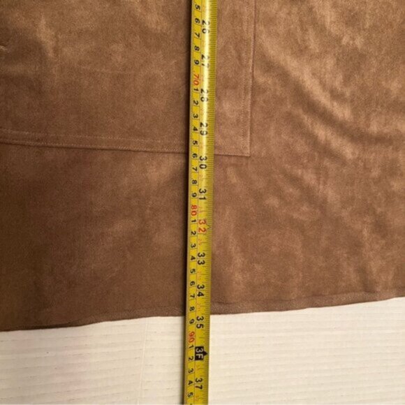 Aritzia * Wilfred Free Nori Faux Suede Shift Dress EUC L - Picture 11 of 15